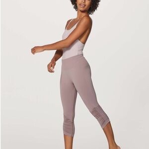 Lululemon Athletica Misty Mauve Capris